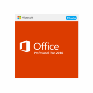 Microsoft Office 2016 Profesional Plus - Licencia Digital - 5 Usuarios