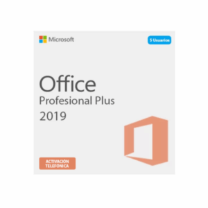 Microsoft Office 2019 Profesional Plus – Licencia Digital – 5 Usuarios (Activación por Teléfono)