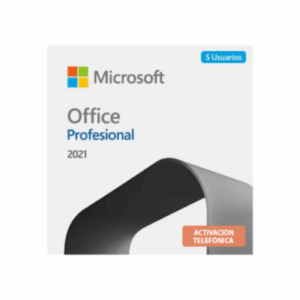 Microsoft Office 2021 Profesional Plus – Licencia Digital – 5 Usuarios (Activación por Teléfono)