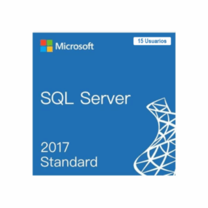 Microsoft SQL Server 2017 Estándar para 15 Usuarios – Licencia Digital